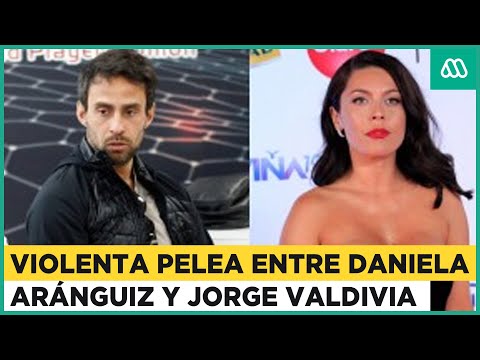 Daniela Aránguiz y Mago Valdivia protagonizan violenta discusión en la vía pública