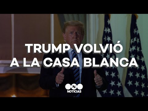 Donald Trump VOLVIÓ a la CASA BLANCA: No teman al COVID-19 - Telefe Noticias