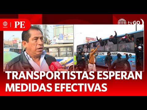 Transportistas esperan medidas efectivas | Primera Edición | Noticias Perú