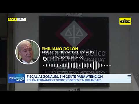 Emiliano Rolón recorrió sedes fiscales y constató abandono