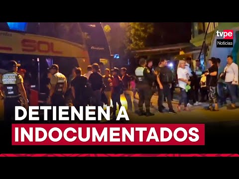 Tumbes: intervienen a extranjeros indocumentados en la frontera con Ecuador