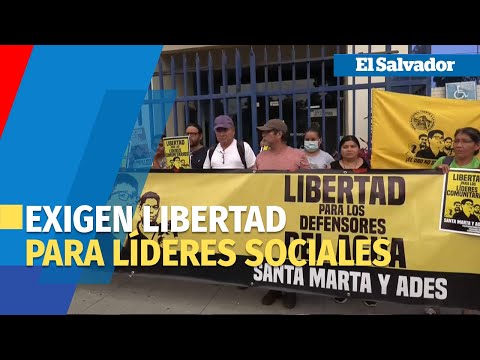 Miembros de la ADES exigen al fiscal de El Salvador que retire acusación contra líderes sociales