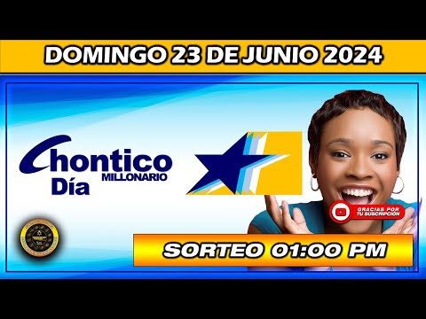 Resultado CHONTICO DIA del DOMINGO 23 de Junio del 2024 #chance #chonticodia