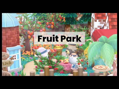 【ポケ森コンプリート】No.180「Fruit Park」８月最後のハニワイベントのアイテム等をつかったレイアウトです！お楽しみに♪