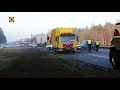 Pijany Polak zablokowa autostrad w Holandii. 