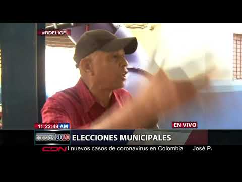 Incidente en recinto electoral con seguridad y escolta de Miguel Vargas Maldonado