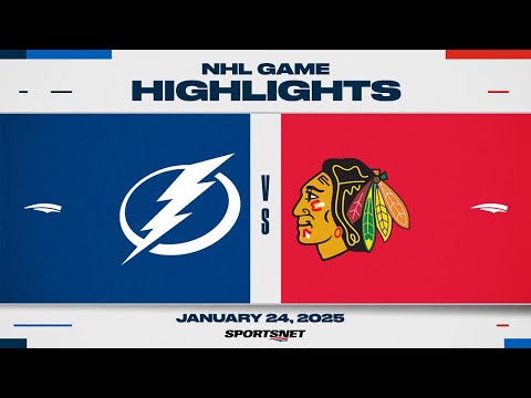 NHL Highlights | Lightning vs. Blackhawks - January 24, 2025