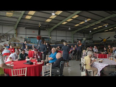 British WWII veterans gather at a charity event in London