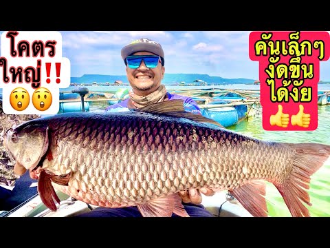 โคตรใหญ่‼️🎣ตกด้วยคันเล็กๆ_งัด