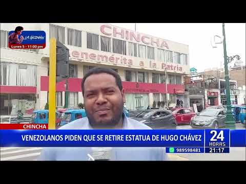 Chincha: presentarán documento a municipio exigiendo retiren busto de expresidente Hugo Chávez