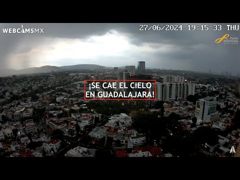 ? #GUADALAJARA | La #lluvia cubre la capital de #Jalisco #EnVivo