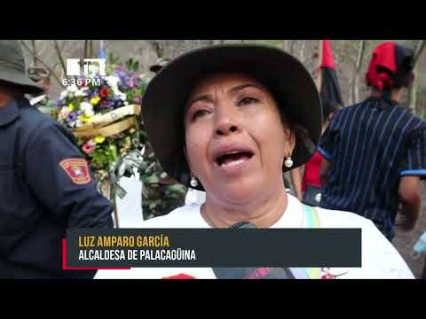 Rinde homenaje al General más joven, Miguel Ángel Ortez en Palacagüina, Madriz - Nicaragua