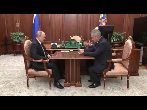 Putin: llamativa puesta en escena para anunciar acciones en Mariúpol