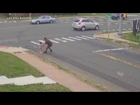 Barbers save little girl from running into busy intersection in Connecticut