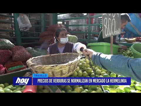Precios de verduras se normalizan en mercado La Hermelinda
