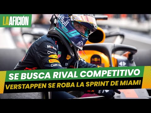Max Verstappen gana la carrera sprint del Gran Premio de Miami; 'Checo' es tercero