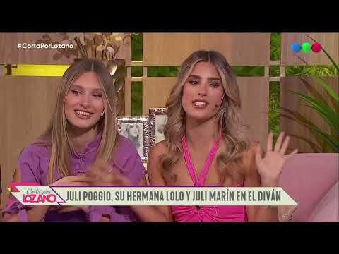 JULI y LOLO POGGIO  Y JULI MARÍN en el diván de Vero (Entrevista completa) - Cortá por Lozano 2024