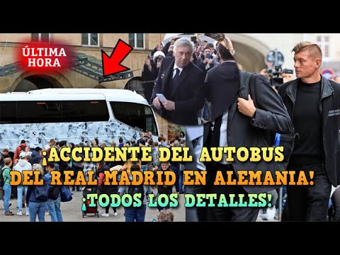 ÚLTIMA HORA: ACCIDENTE del AUTOBÚS del REAL MADRID en ALEMANIA - DECLARACIONES de TONI KROOS