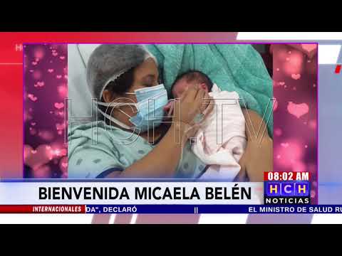 ¡Bienvenida #Micaela!  Periodista #SulyCalix da a luz a hermosa y sana bebé