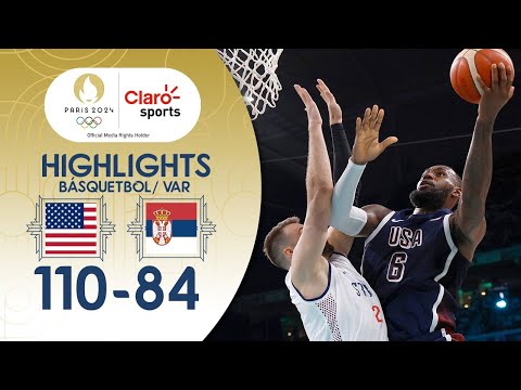 Estados Unidos [110-84] Serbia: Básquetbol | Fase de grupos, varonil en #Paris2024 | Highlights