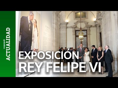 Inauguración de la exposición Felipe VI: una década de la historia de la Corona de España