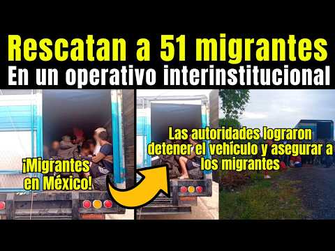 Migrantes En México: RESCATAN a 51 MIGRANTES  en camioneta R0BADA en Morelos