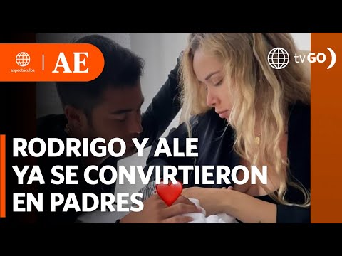 Rodrigo Cuba y Ale Venturo ya son padres | América Espectáculos (HOY)