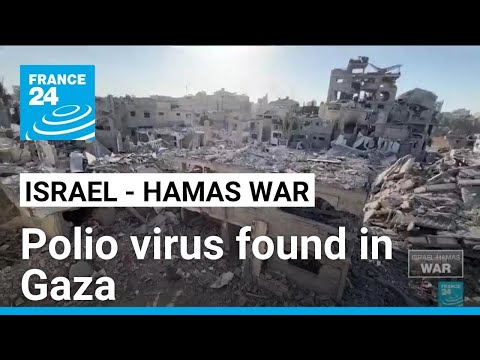 Polio virus found in Gaza as soaring temperatures threaten drought • FRANCE 24 English