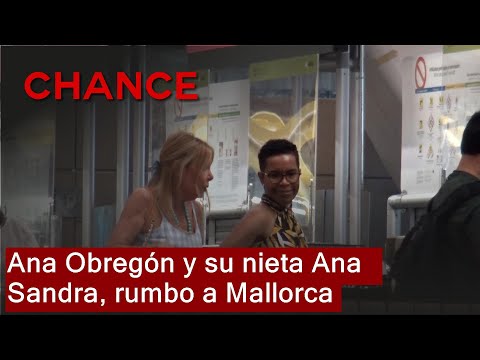 Ana Obregón y su nieta Ana Sandra, rumbo a Mallorca con vestidos a juego