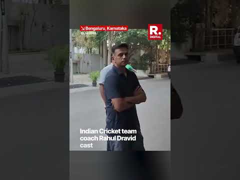 'Gentleman' Rahul Dravid Wins Hearts With His Voting Center Act: Video