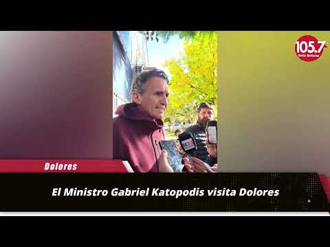 El Ministro Gabriel Katopodis visita Dolores