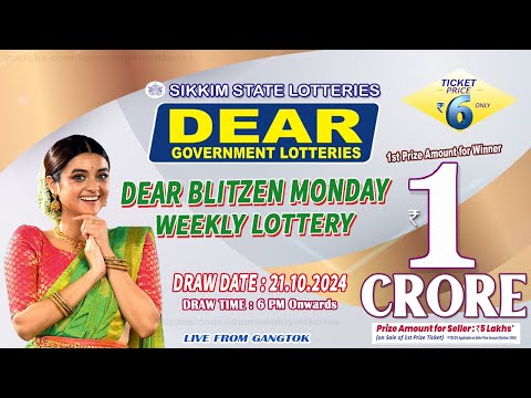 LOTTERY SAMBAD LIVE DEAR 6 PM 21.10.2024 SIKKIM LOTTERY LIVE DEAR LOTTERY LIVE LOTTERY SAMBAD