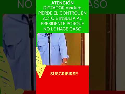 #maduro #PIERDE EL #CONTROL EN #ACTO PORQUE EL #PRESIDENTE NO LE HACE #CASO #shorts #short