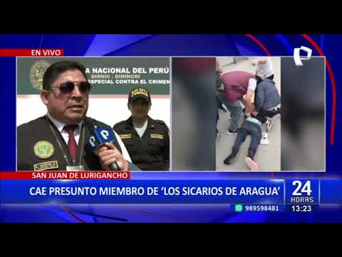 24Horas VIVO | SJL: cae presunto miembro de 'Los sicarios de Aragua'