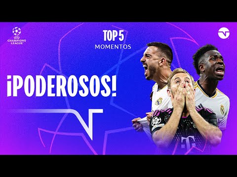¡PODEROSOS! | TOP-5 DE MOMENTOS | DÍA 2 | SEMIFINAL VUELTA | UEFA CHAMPIONS LEAGUE