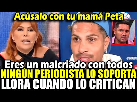 Magaly destruy3 a Paolo Guerrero x fuerte desplante a periodista: Ídolos con pies de barro