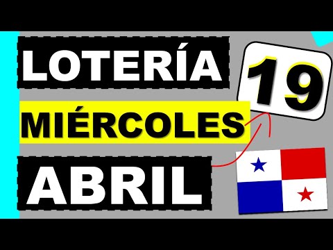 Resultados Sorteo Loteria Miercoles 19 de Abril 2023 Loteria Nacional Panama Miercolito de Hoy