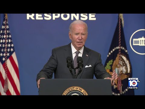 Biden slams Trump's storm misinformation claims