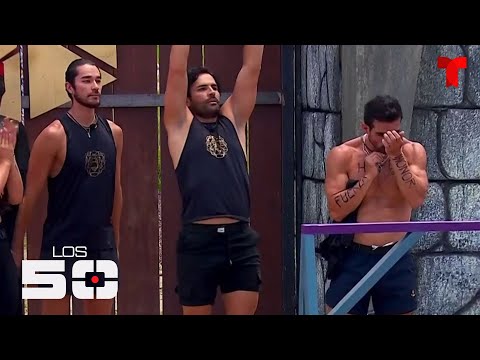 El equipo morado vence al equipo rojo y gana el Reto de Arena | Los 50 | Telemundo Entretenimiento