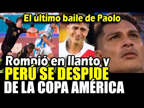 Perú se despide de la Copa América y Paolo Guerrero rompió en llanto al cantar el Himno Nacional