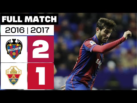 Levante UD - Elche CF (2-1) 2016/2017 PARTIDO COMPLETO