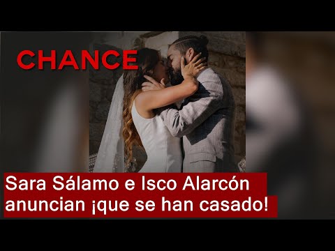 Sara Sálamo e Isco Alarcón anuncian ¡que se han casado!