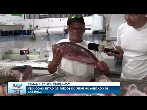 Veja como estão os preços do peixe no Mercado de Cabedelo - O Povo na TV