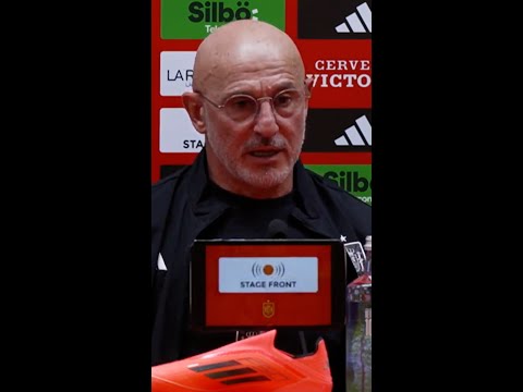 DE LA FUENTE AGRADECE el APOYO del PÚBLICO a MORATA | ESPAÑA 1 - DINAMARCA 0 | UEFA NATIONS LEAGUE