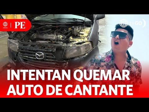 Cantante denuncia que extorsionadores intentaron quemar su auto | Primera Edición | Noticias Perú