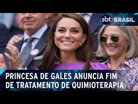 Kate Middleton termina tratamento de quimioterapia contra câncer | SBT Brasil (09/09/24)