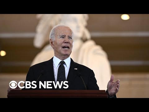 Watch Live: President Biden speaks at Holocaust remembrance ceremony
