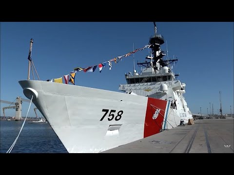 Puerto de Montevideo: Arribó un buque militar estadounidense para disminuir la pesca ilegal