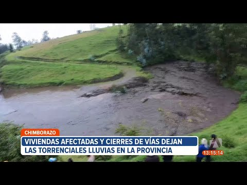 COE declara en emergencia a 4 cantones de Chimborazo