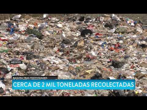 Al menos 2 mil toneladas de basura por festividades en la capital y Mixco